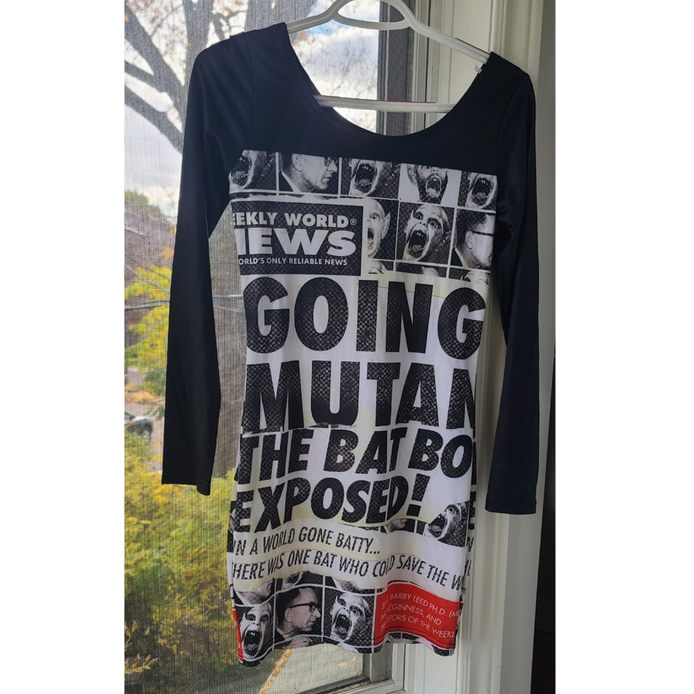 Bat Boy Longsleeved Dress